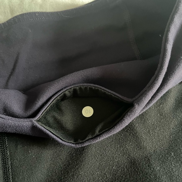 Lululemon flare pants size 10 with purple waistband - mid rise - Picture 4 of 4